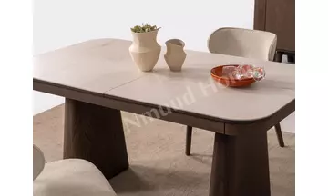 Sofia Sisli Meşe Seramik Masa & Sandalye Takımı