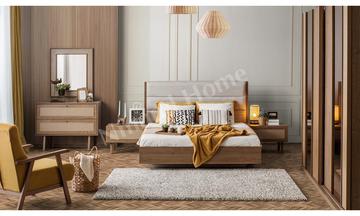 Rattan Bazasız Karyola 160 x 200