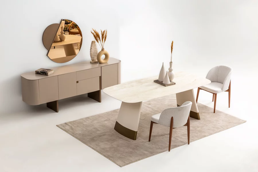 Lavinia - Bej Yemek Odası Takımı