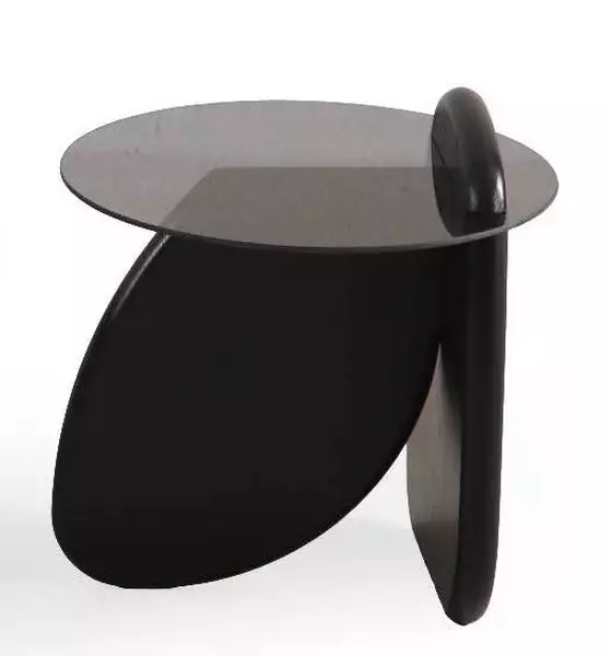 Markiz Yan Sehpa Black