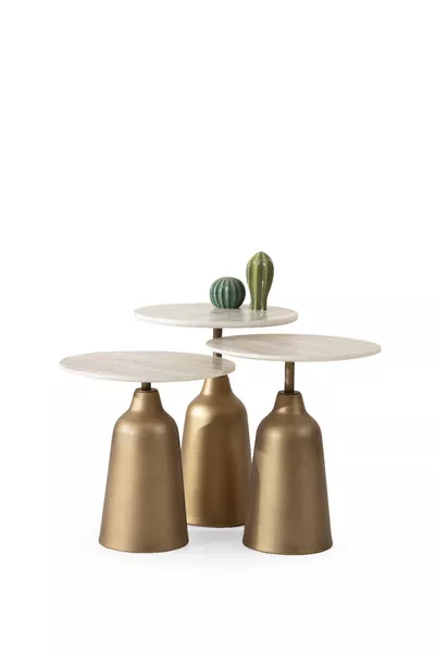 Beige Zigon Sehpa
