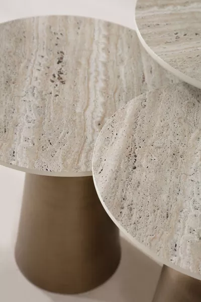 Beige Zigon Sehpa