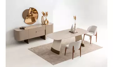 Lavinia - Bej Yemek Odası Takımı