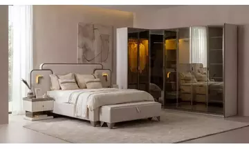Zerre Yatak Odası Takımı 5 Kapaklı Set