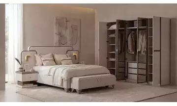 Zerre Yatak Odası Takımı 5 Kapaklı Set