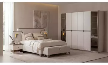 Zerre Yatak Odası Takımı 5 Kapaklı Set