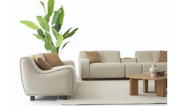 Flat Flat 3'lü Koltuk