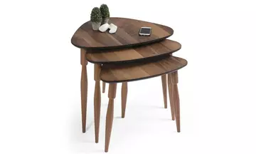 Ege Walnut Zigon Sehpa