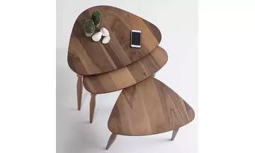 Ege Walnut Zigon Sehpa