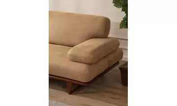 Mayon - Ahşap 3'lü Koltuk