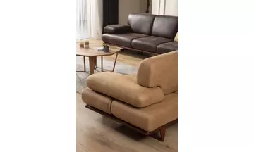 Mayon - Ahşap 3'lü Koltuk