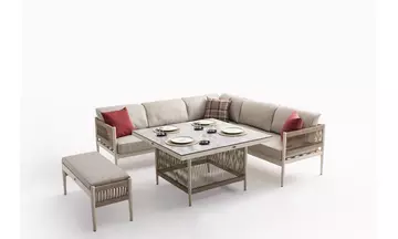 Lyon Köşe [LYTR521-C-AL521] Bahçe + Balkon Köşe Koltuk Takımı
