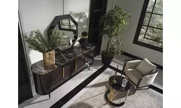 Braga - Siyah Yemek Odası Takımı