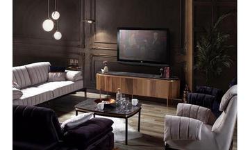 TESLA CEVİZ Modern Yemek Odası Takımı