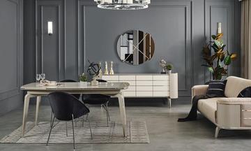 ARYA EKRU Modern Yemek Odası Takımı