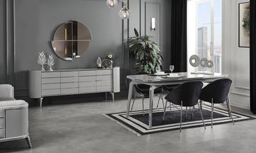 ARYA GRİ Modern Yemek Odası Takımı