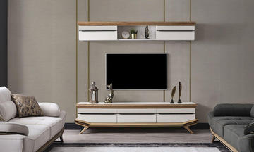 ELİZE BEYAZ Modern Tv Ünitesi