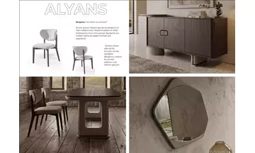 ALYANS SİSLİ MEŞE YEMEK ODASI YEMEK ODASI