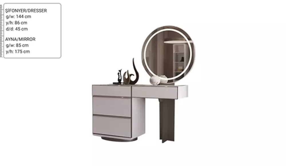 Pamukkale Şifonyer ve Ayna