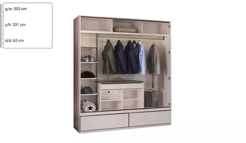 Pamukkale Dolap 200 cm