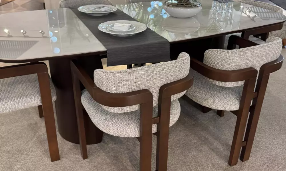 Maksi Yemek Odası Takımı (Ceviz)