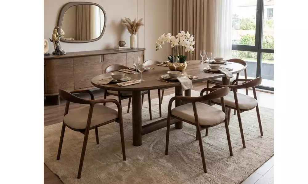 Yakamoz Yemek Odası (Koyu Meşe)