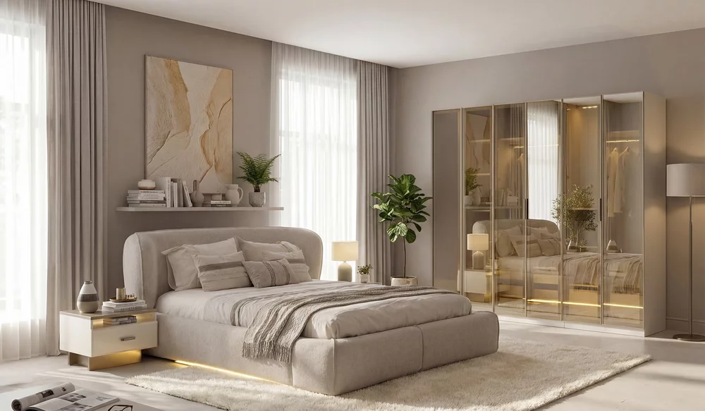 TEBA 6 Kapılı Yatak Odası Takımı