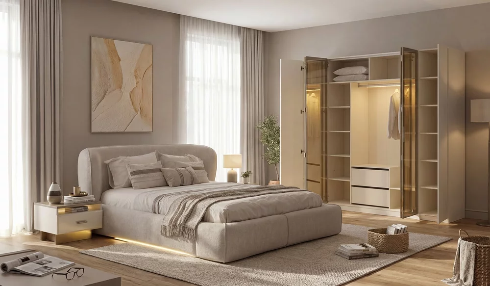 TEBA 6 Kapılı Yatak Odası Takımı