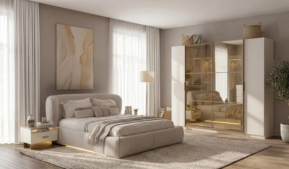 TEBA Sürgülü Yatak Odası Takımı