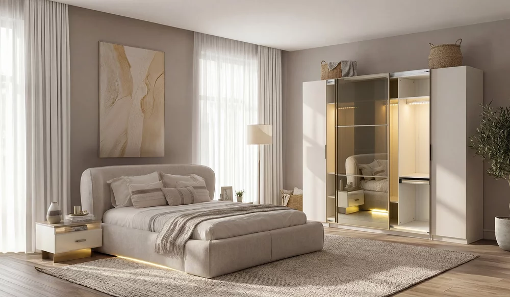 TEBA Sürgülü Yatak Odası Takımı