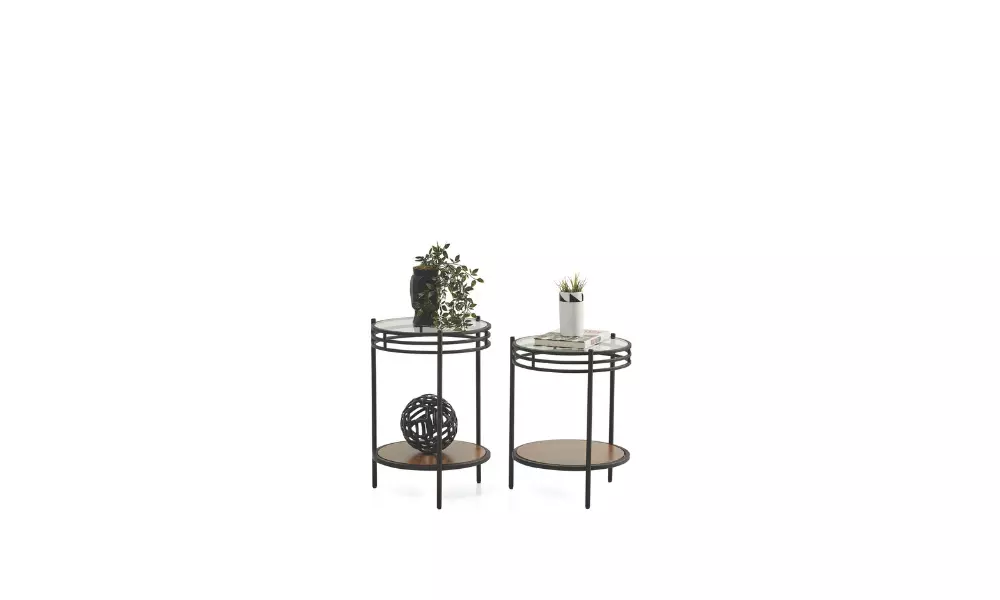NO 318 WALNUT BLACK Yan Sehpa
