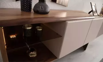 Tesla Ekru Ceviz Yemek Odası Takımı