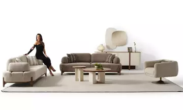 Ahuse Ceviz Koltuk Takımı