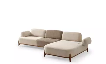 Ahuse Ceviz Dinlenme Köşe Koltuk Takımı