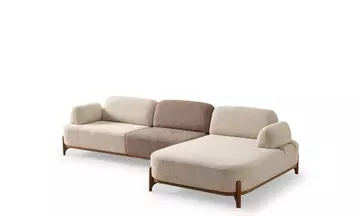 Ahuse Ceviz Dinlenme Köşe Koltuk Takımı