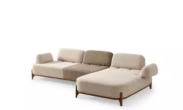 Ahuse Ceviz Dinlenme Köşe Koltuk Takımı