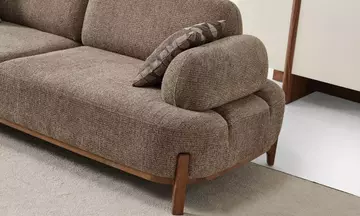 Ahuse Ceviz Köşe Koltuk Takımı