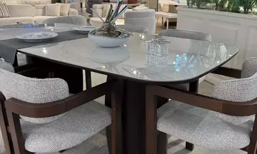 Maksi Yemek Odası Takımı (Ceviz)