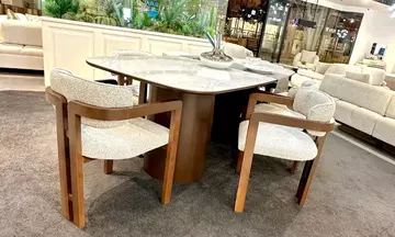 Maksi Yemek Odası Takımı (Ceviz)