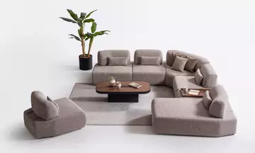 New Tudor Köşe Koltuk Takımı