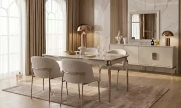 Nisan İron Yemek Odası Takımı