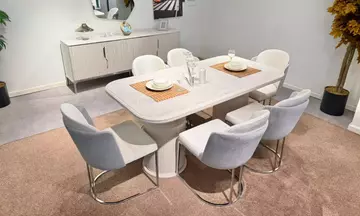 Gold Hour Yemek Odası Takımı
