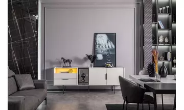 Desen Çekmeceli Konsol