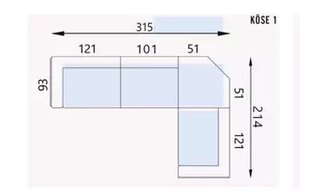 MASSIMO Köşe Takımı