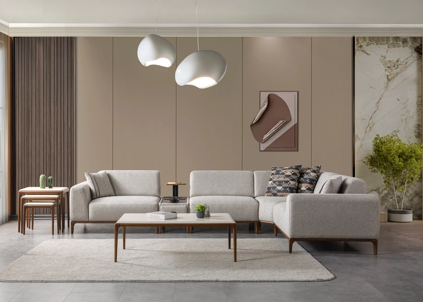 Brown Modern Köşe Takımı