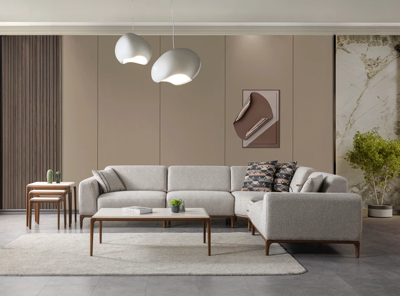 Brown Modern Köşe Takımı