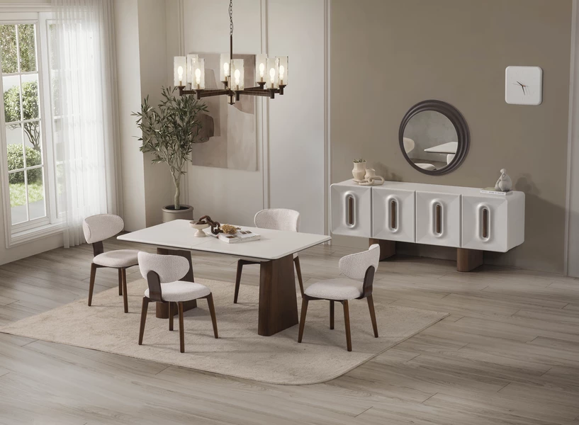 Dion Ceviz Modern Yemek Odası