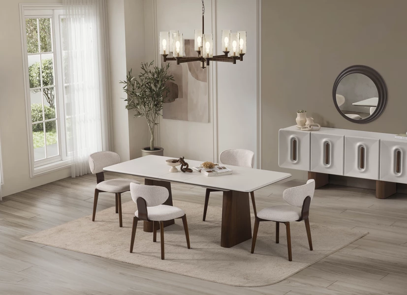 Dion Ceviz Modern Yemek Odası