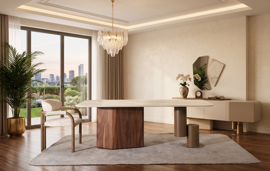 Versace Modern Yemek Odası