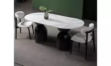 Kum Saati Baskılı Masa